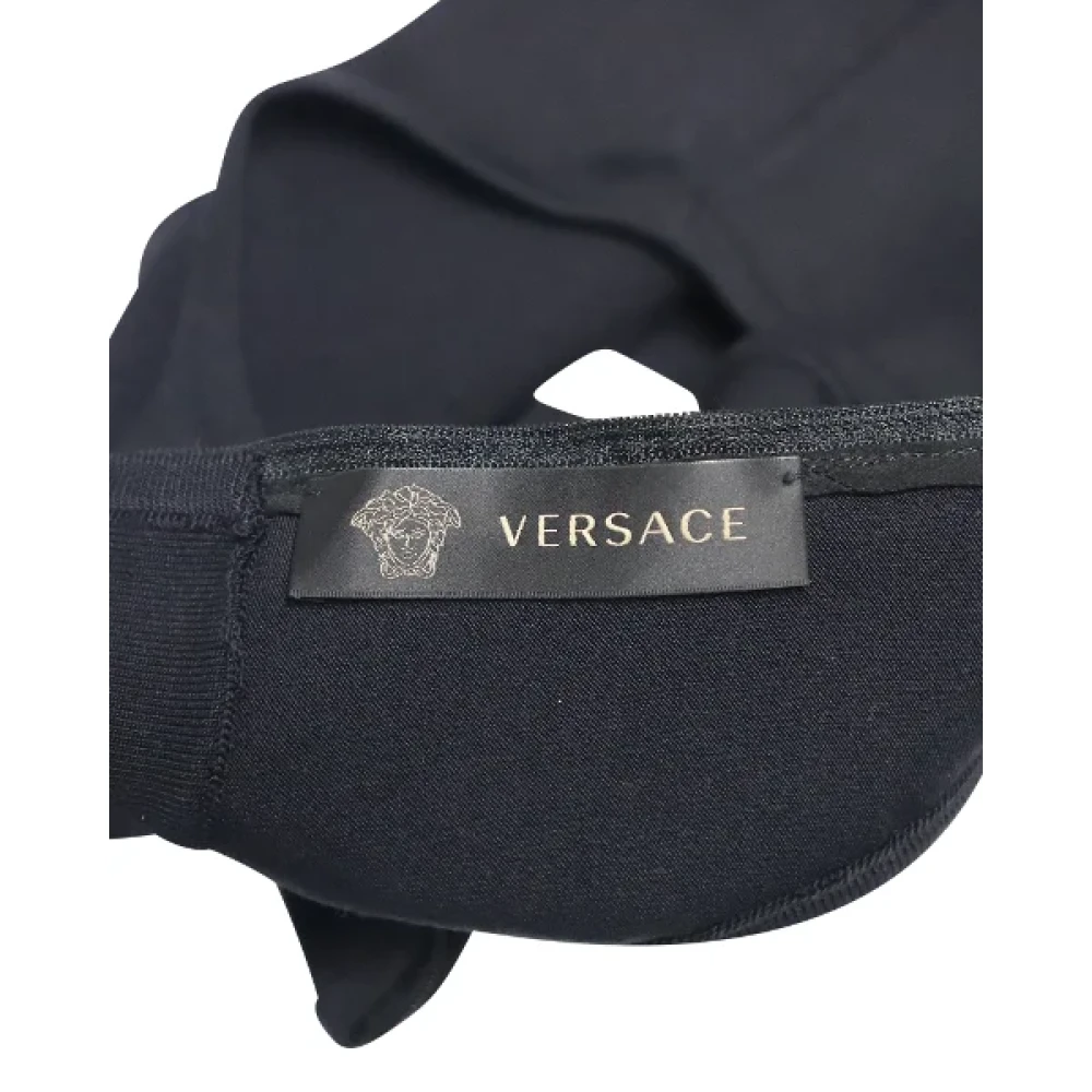 Versace Pre-owned Silk tops Black Dames