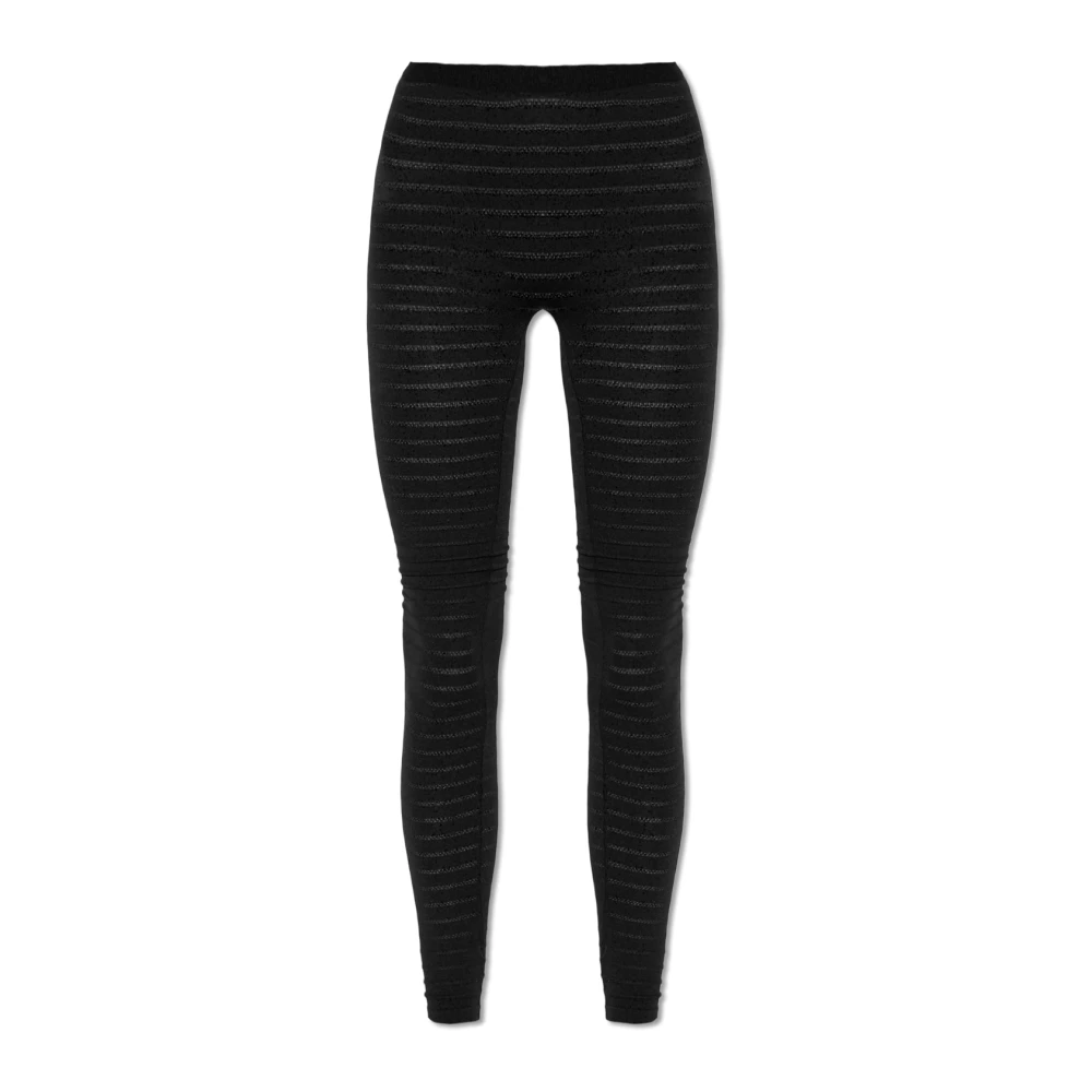 Alaïa Doorzichtige leggings Black Dames