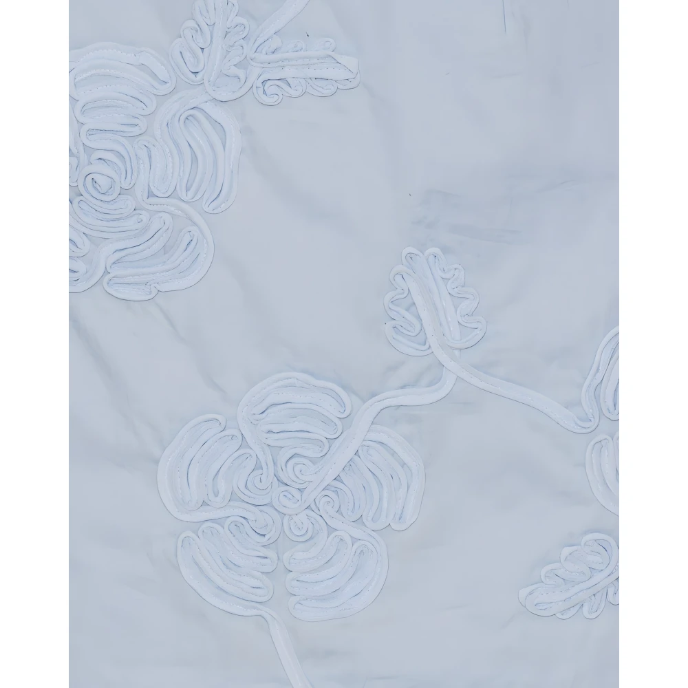 Rotate Birger Christensen Blauwe katoenen rok Blue Dames