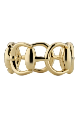 Horsebit Ring i gult