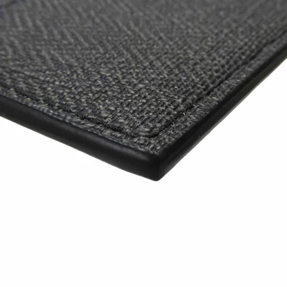 Bvlgari Vintage Pre-owned Leather wallets Black Heren