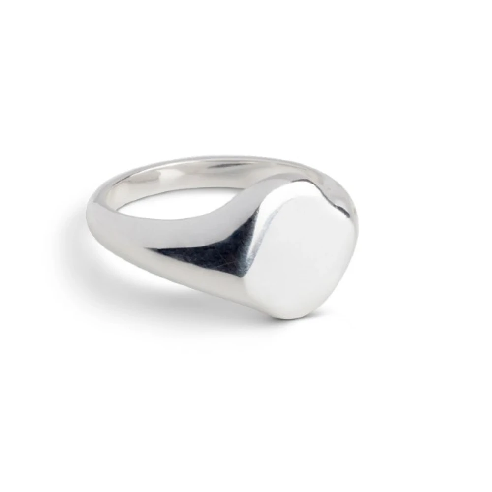 Sølv Enamel Luna Ring Accessories