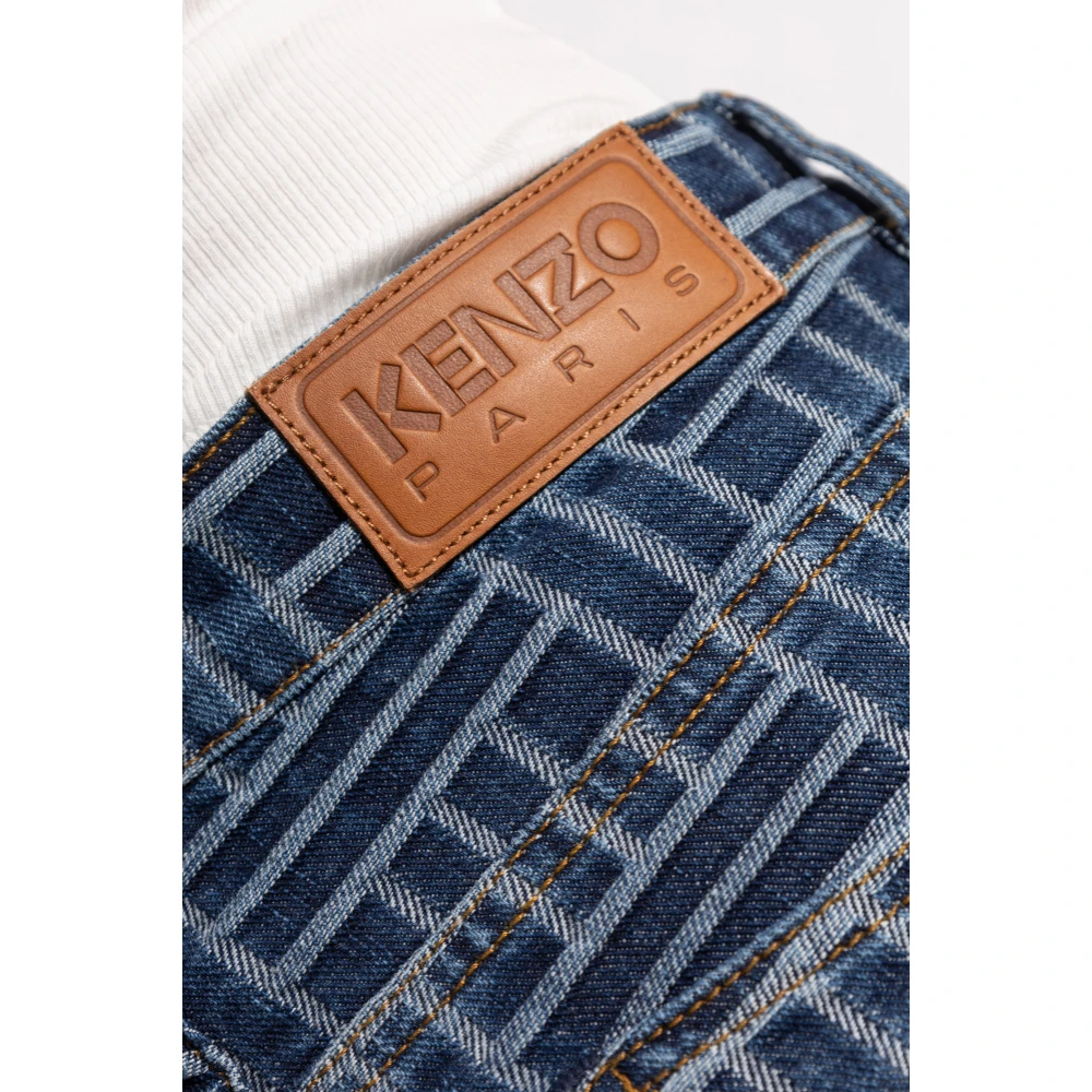Kenzo Jeans met logo Blue Dames