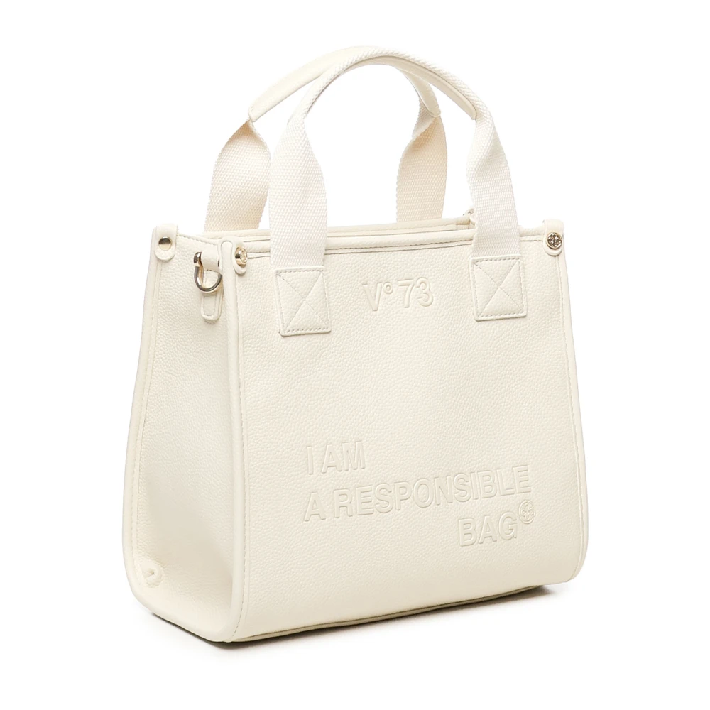 V73 Witte Tas met lintdetails White Dames