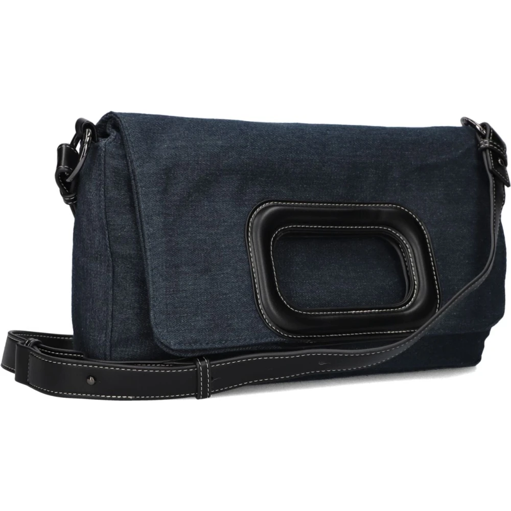 Hvisk Denim Schoudertas Esme Blue Dames