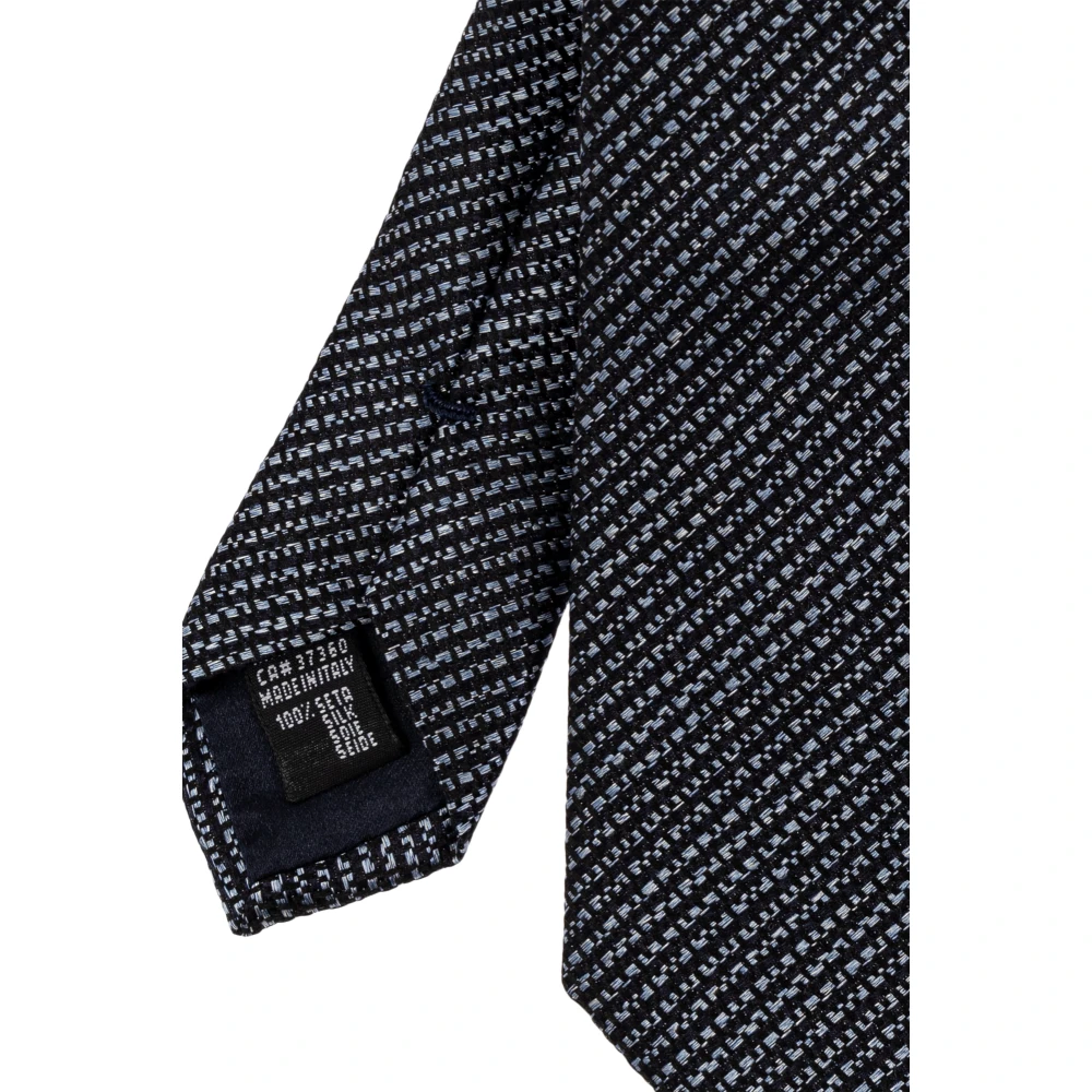 Giorgio Armani Zijden stropdas Blue Heren