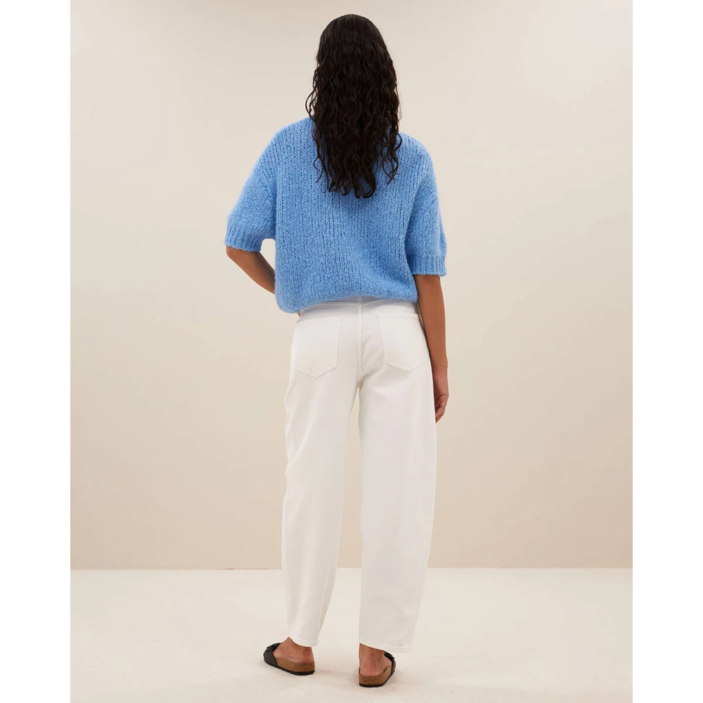 By-Bar Korte Mouw Nino Pullover Blue Dames