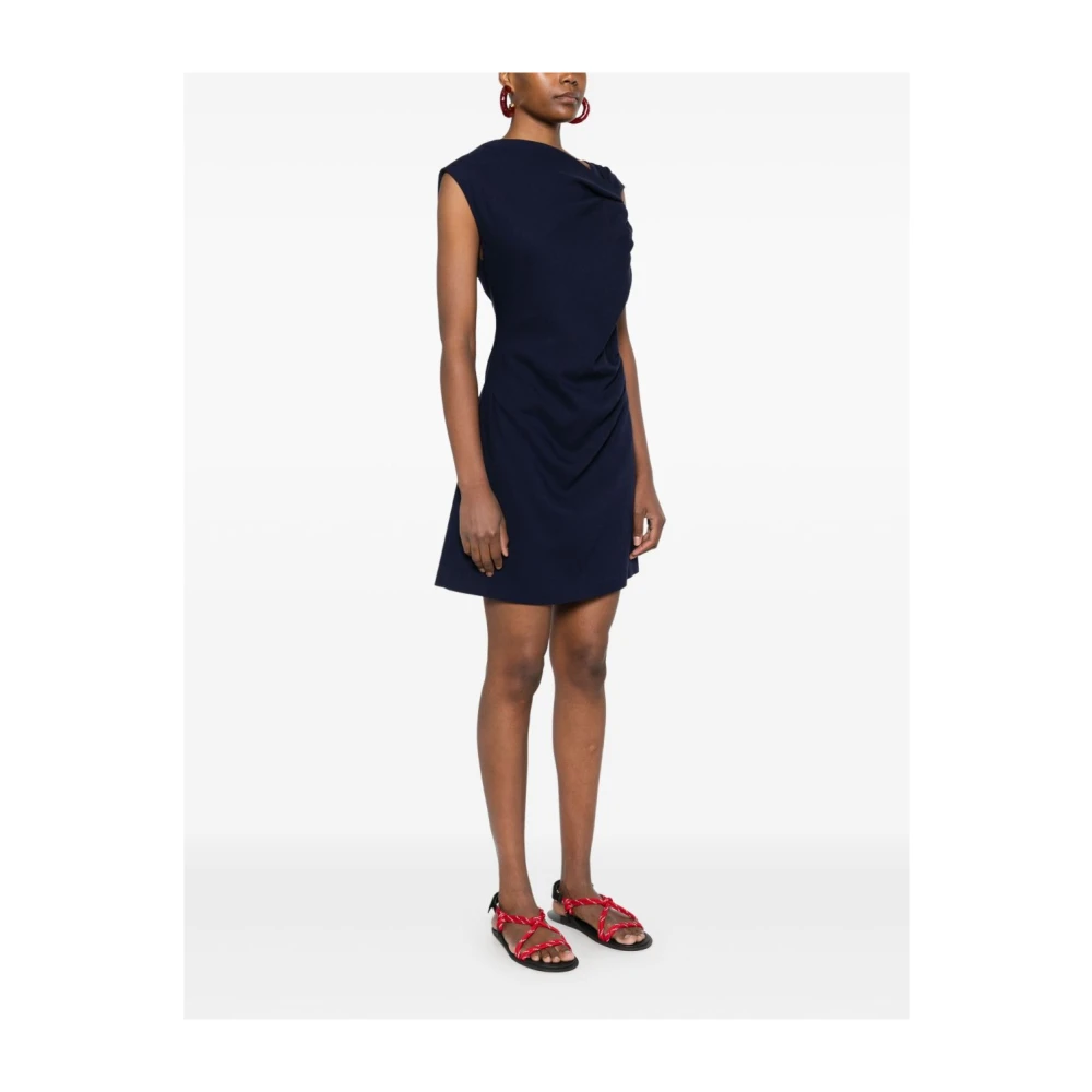 Msgm Blauwe Jurk Dameskleding Blue Dames