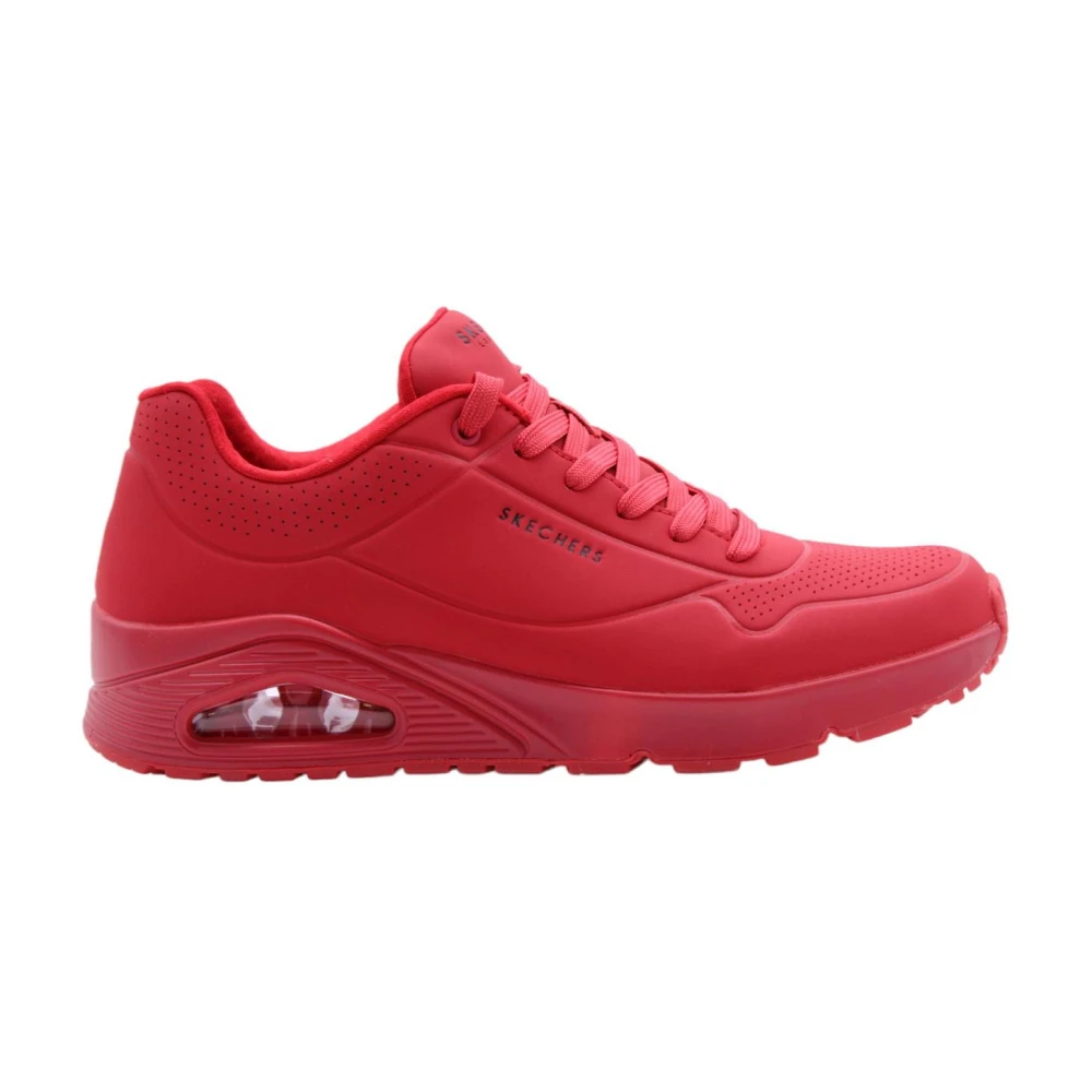 Skechers Men's Red Sneakers, 7 Uk, Stylish Sneaker For And Wo