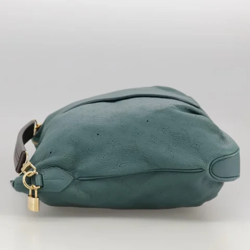 Louis Vuitton Vintage Pre-owned Leather handbags Blue Dames