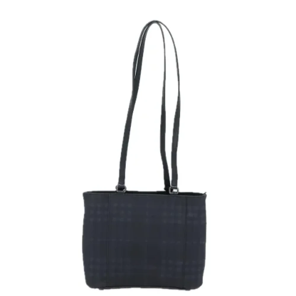 Burberry Vintage Pre-owned Leather shoulder-bags Black Dames