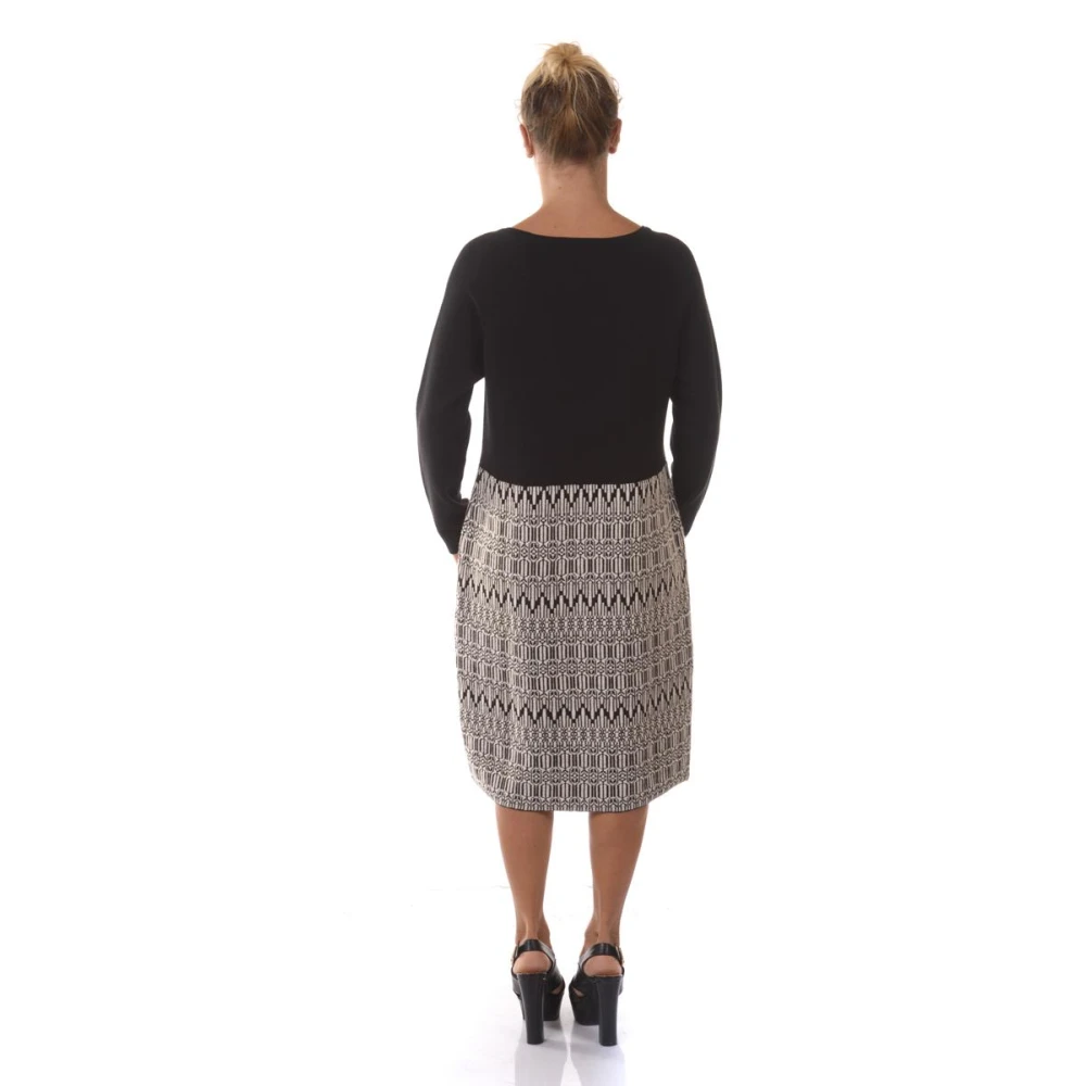 Max Mara Elegante Badia Jurk voor Vrouwen Black Dames