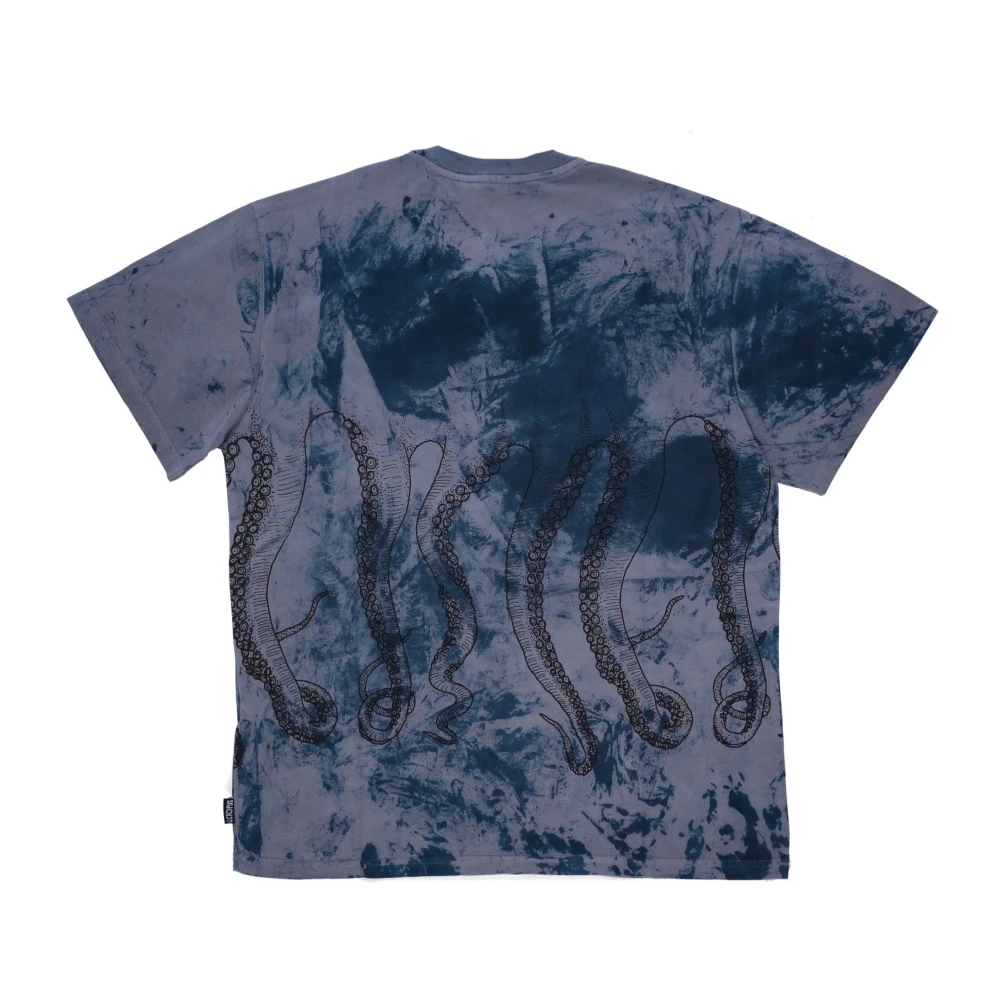Octopus Blauwe Horror Pack Tee met Tentakels Blue Heren