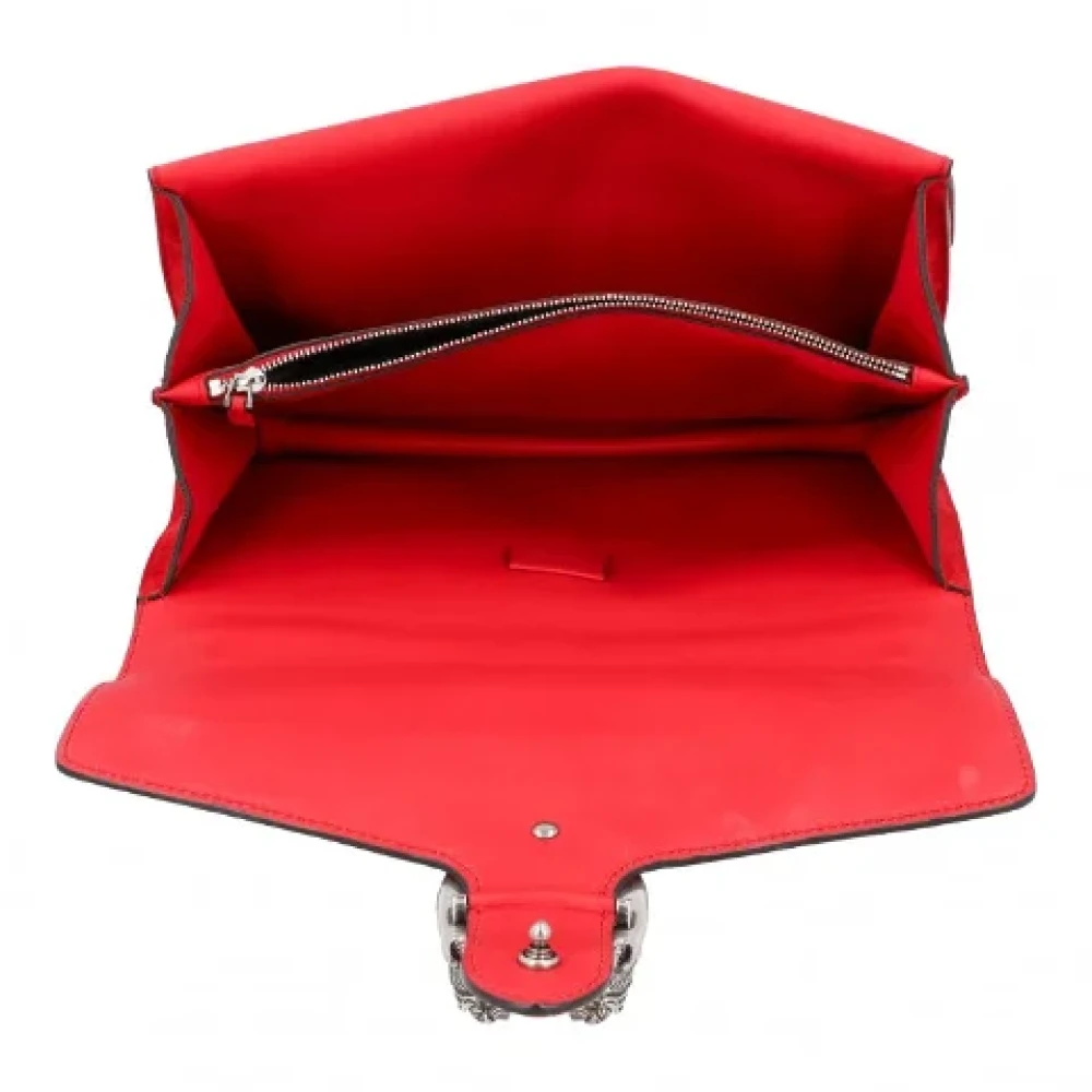 Gucci Vintage Pre-owned Leather gucci-bags Red Dames