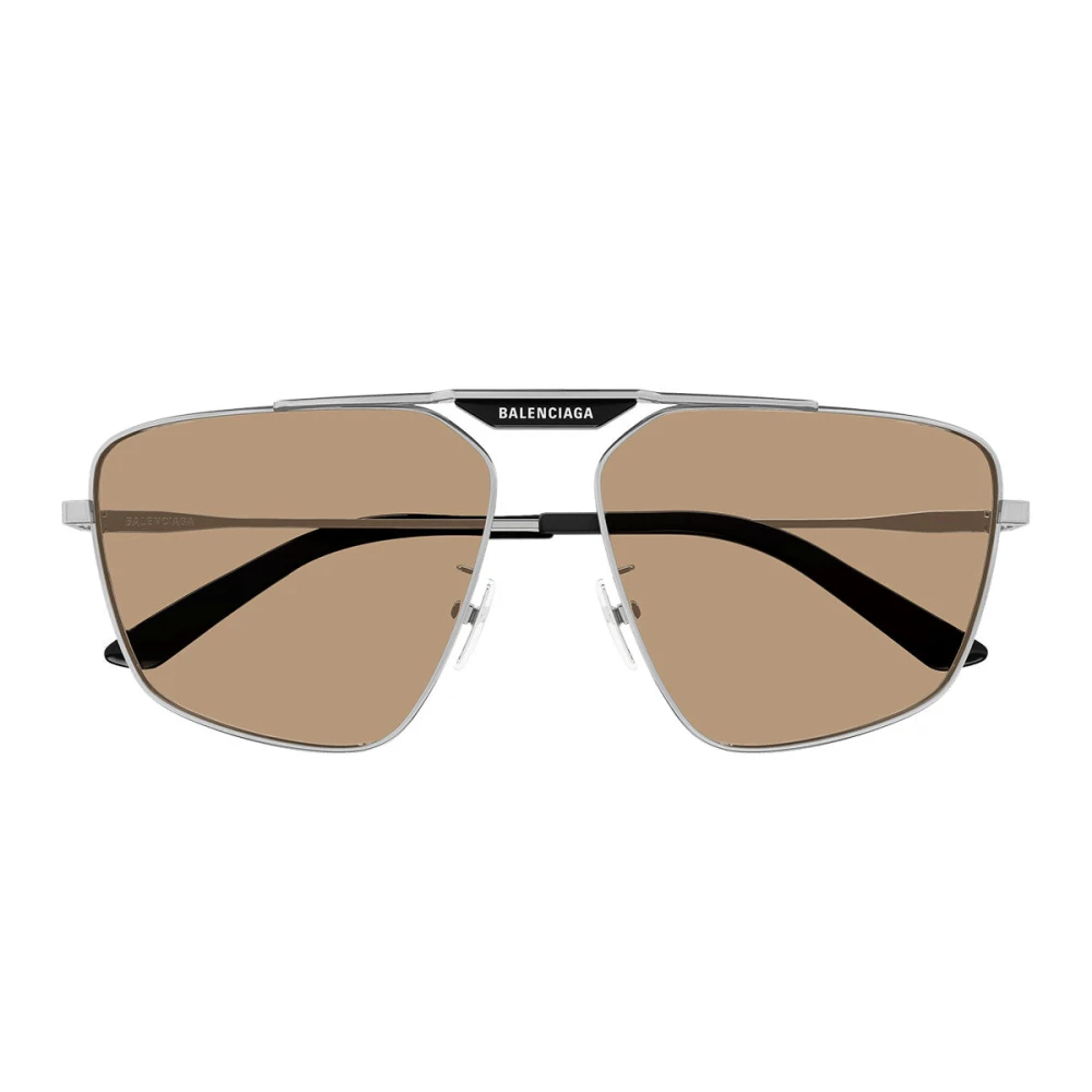 Balenciaga Gray Sunglasses, Unisex, 61 Mm, Bb0246sa Aviator Sunglasses