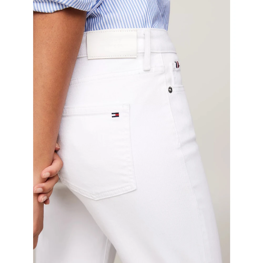 Tommy Hilfiger Slim-fit Jeans White Dames