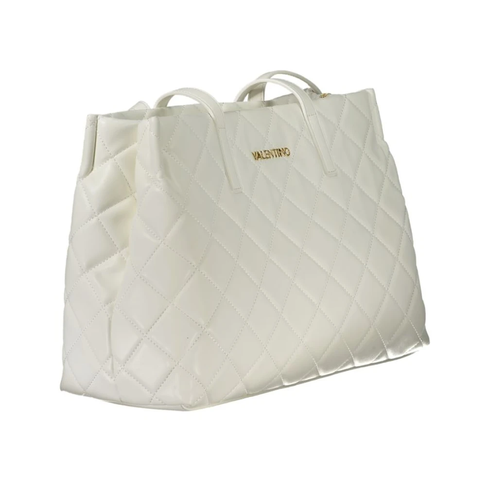 Valentino by Mario Valentino Witte Polyethyleen Handtas | Stijlvol Model White Dames