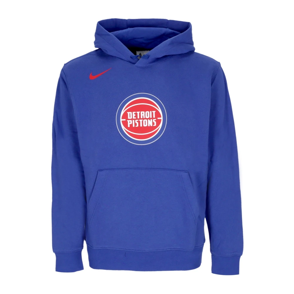 Nike Detroit Pistons Club Hoodie Blauw Blue Heren