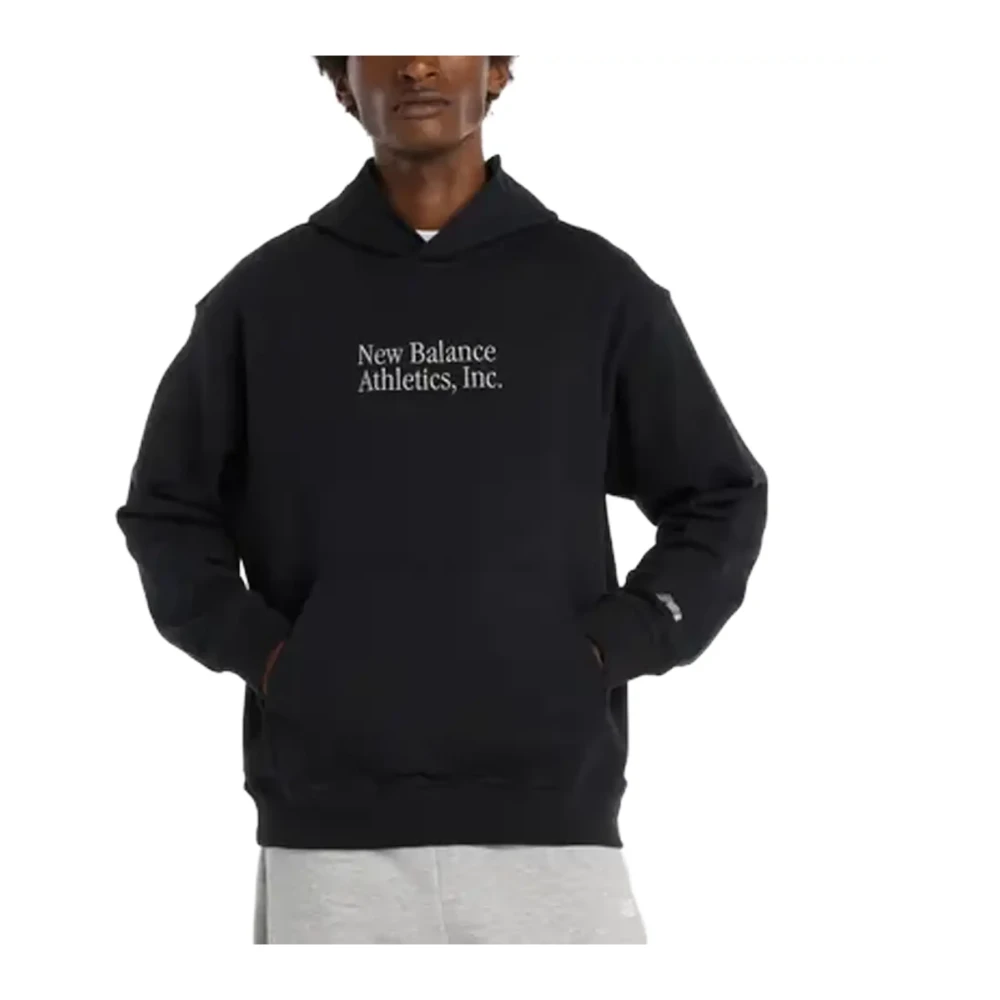 New Balance Men's Black Hoodies, M, Athletics Classics Hoodie