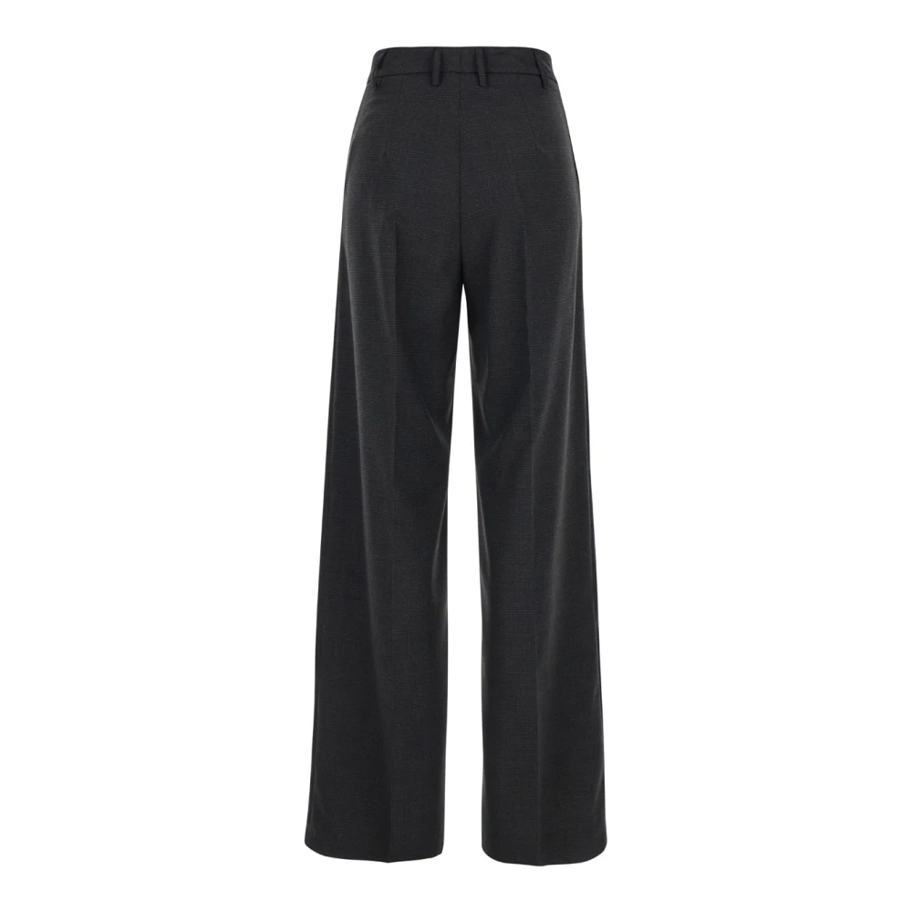 Plain Units Grijze Geruite Broek Gray Dames