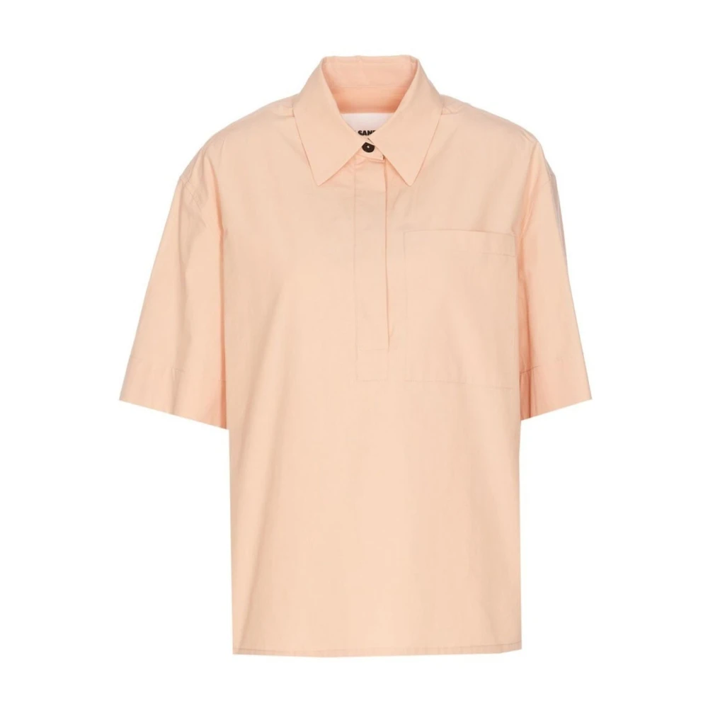 Jil Sander Pink Shirts, Female, M, Cotton Shirt Chic Design