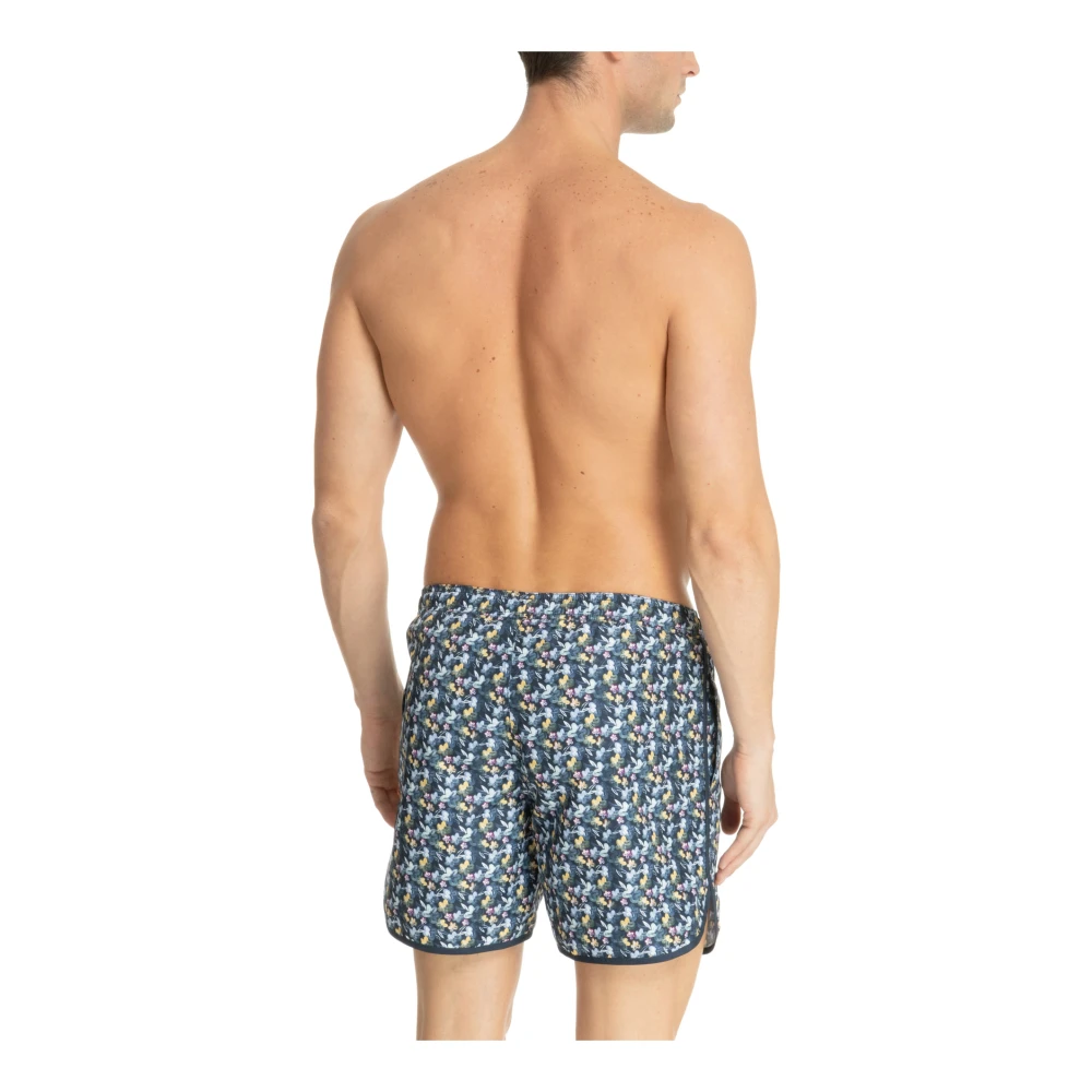 Emporio Armani Abstract Multicolor Zwemshorts Multicolor Heren