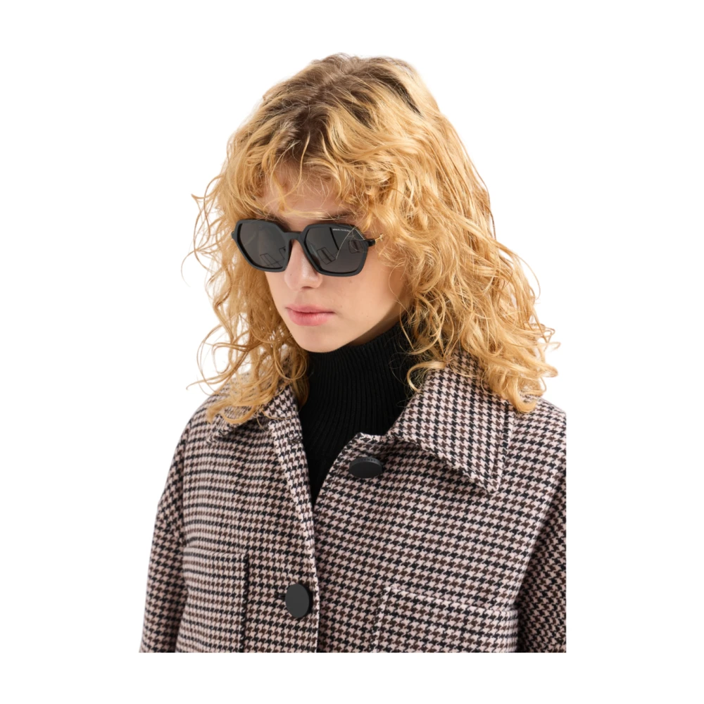 Armani Exchange Zachte Wollen Trui Black Dames
