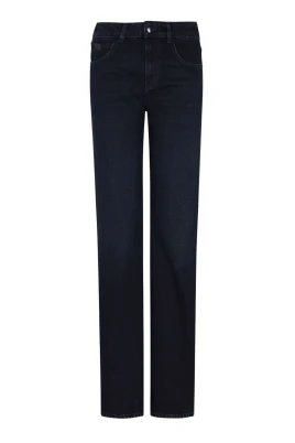 Blå Jeans med Fem Fickor