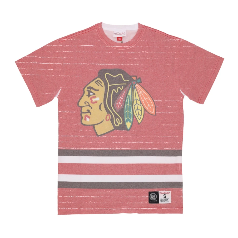 Mitchell & Ness Chicago Blackhawks NHL T-shirt Multicolor Heren