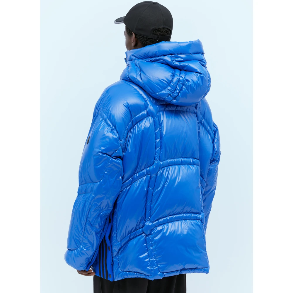 Moncler Gewatteerde Lange Donsjas Blue Heren