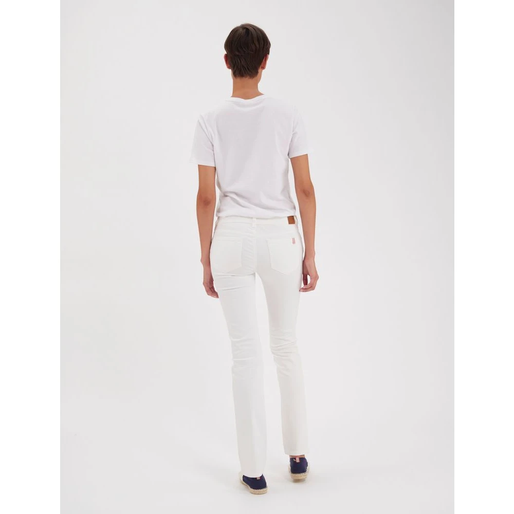 Ines De La Fressange Paris Anemone jeans in wit katoen x Notify White Dames