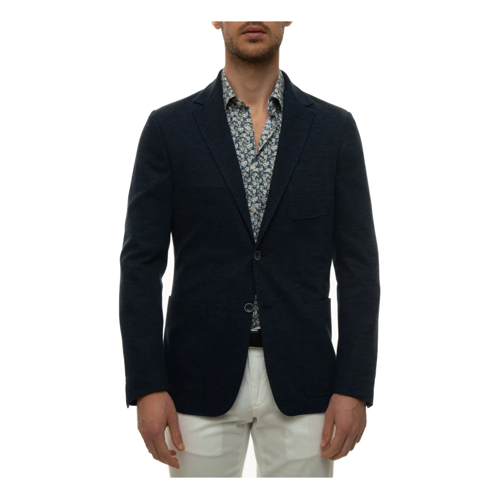Canali - Jackets > Blazers - Blue - Canali - Modalova