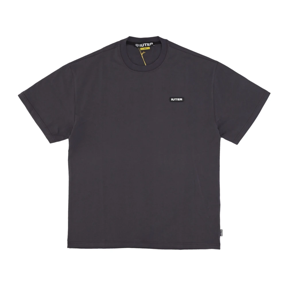 Iuter Familie Tee Asfalt T-shirt Black Heren