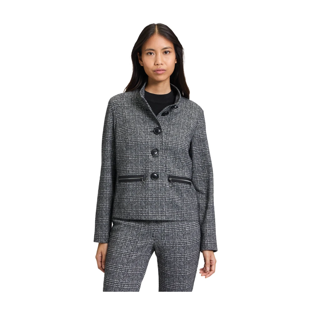 Betty Barclay Korte Sweatjack 1 1 Arm Gray Dames