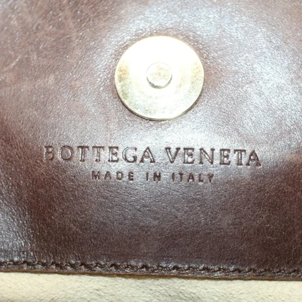 Bottega Veneta Vintage Pre-owned Canvas shoulder-bags Beige Dames