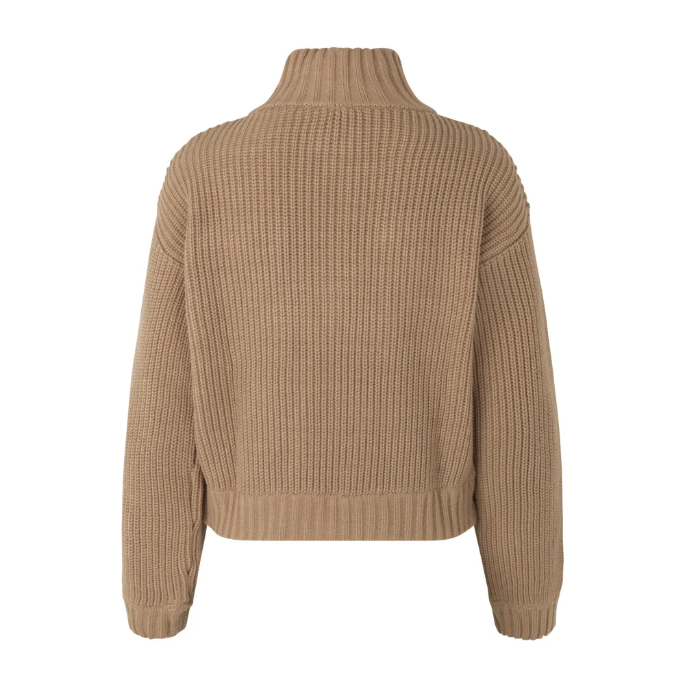 BAUM UND PFERDGARTEN Kameel Merino Wol Trui Brown Dames