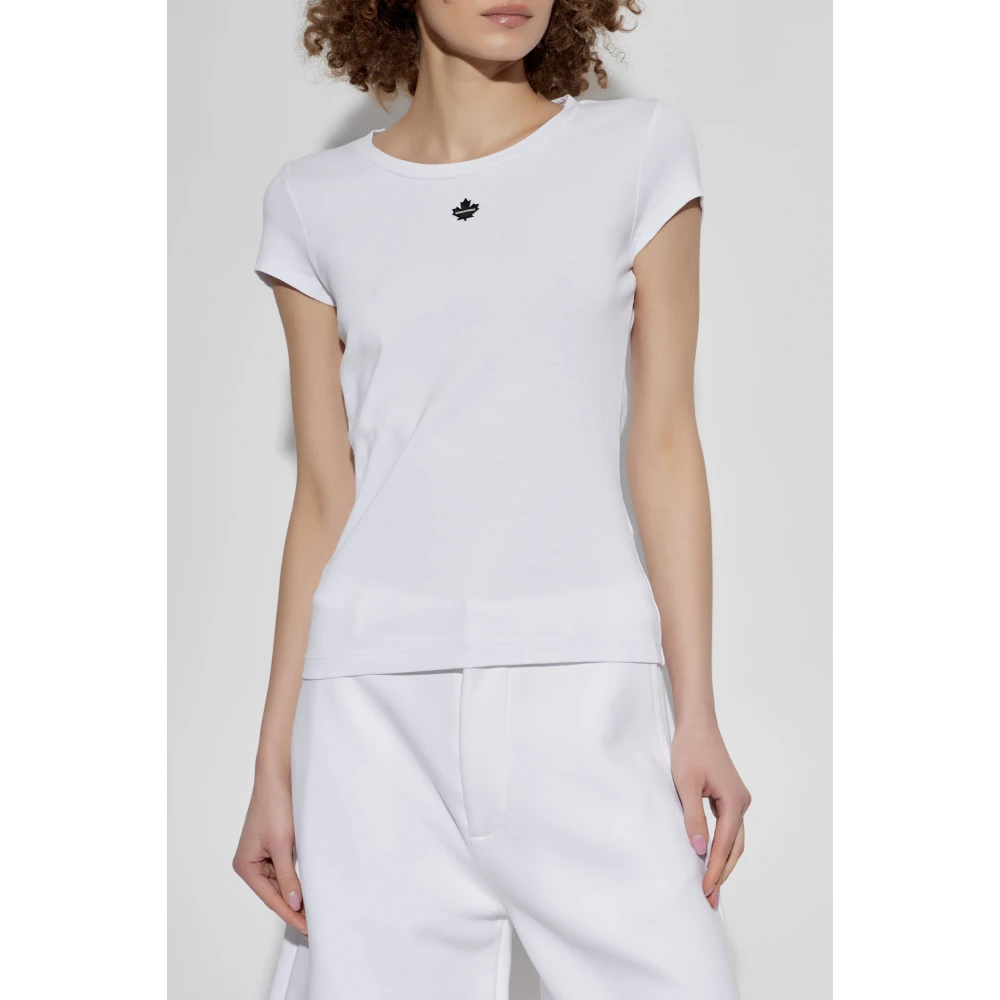 Dsquared2 Top met logo White Dames