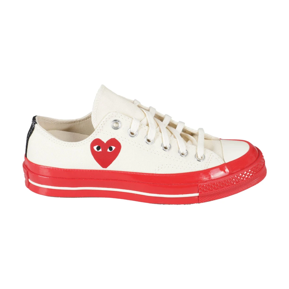 Comme des Garçons Play Sole Low Top Heren Schoenen Wit