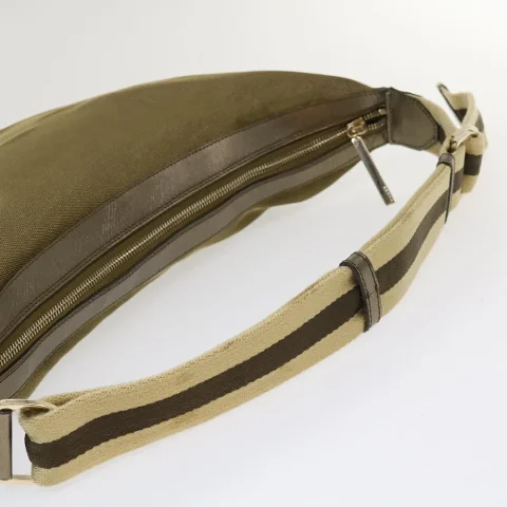 Gucci Vintage Pre-owned Canvas gucci-bags Yellow Dames
