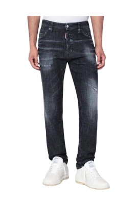 DSQUARED2 Herr Distressed Denim Jeans