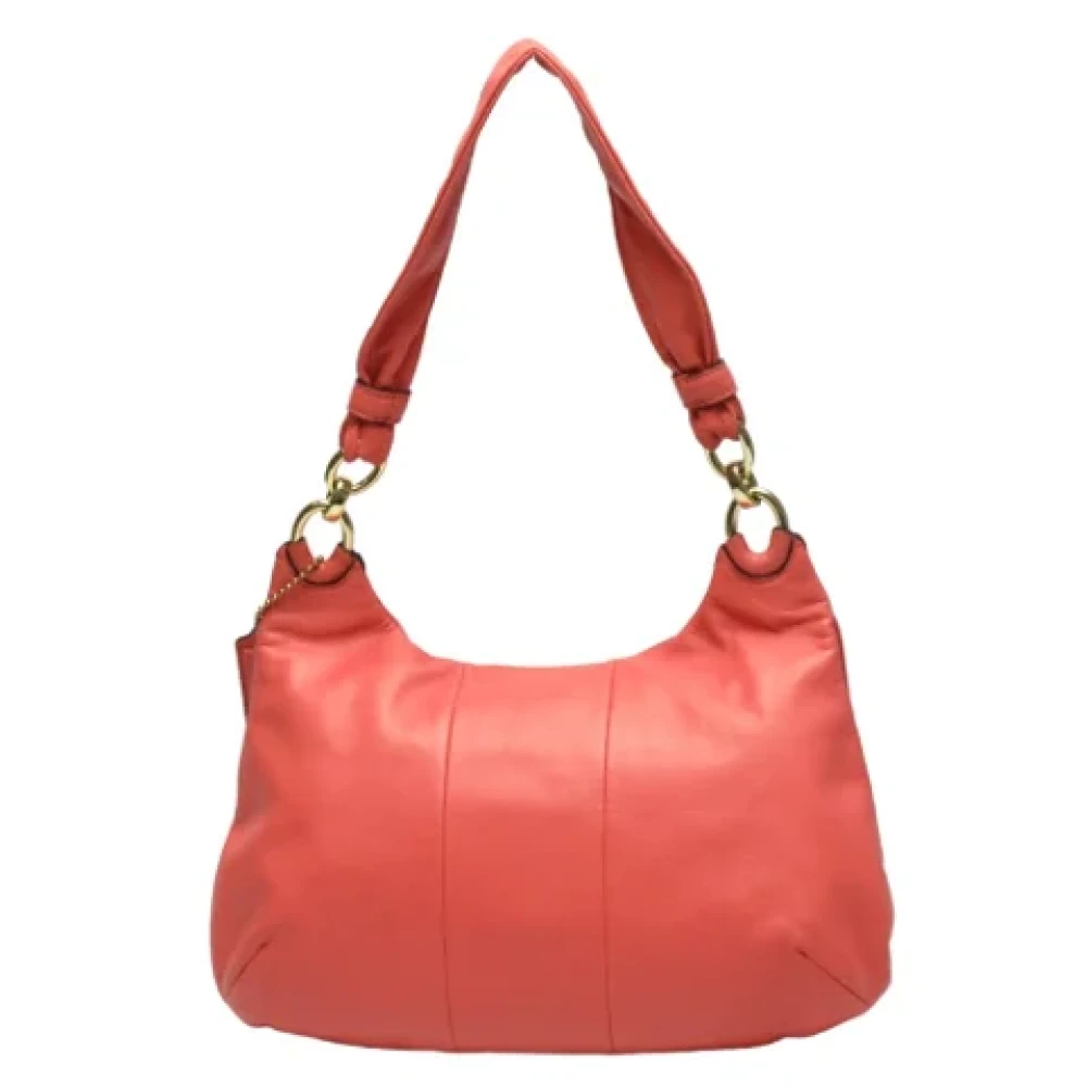 Coach Pre-owned Leather shoulder-bags Red Dames