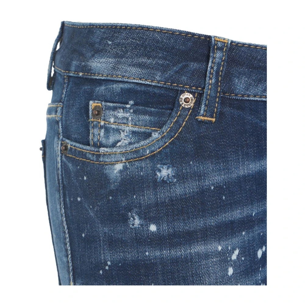 Dsquared2 Blauwe Skinny Jeans Damesmode Blue Dames