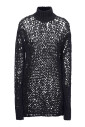 pull-col-roule-noir-en-laine-melangee
