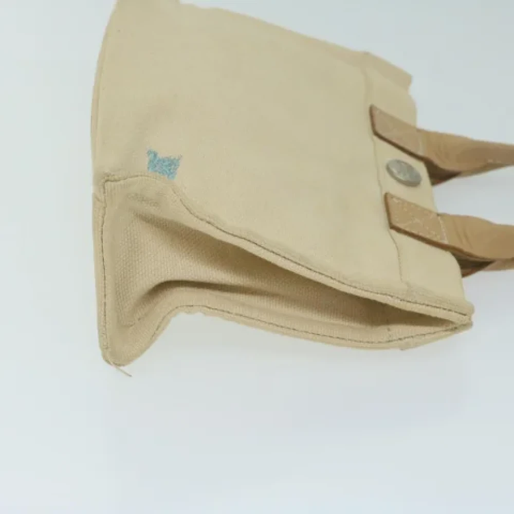 Burberry Vintage Pre-owned Canvas shoulder-bags Beige Dames
