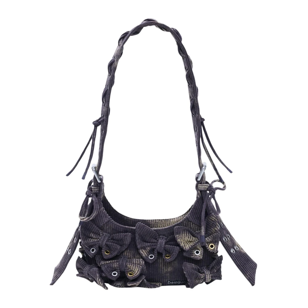 Desigual Donna Viola Bag Reprise Haiti Corduroy Nick