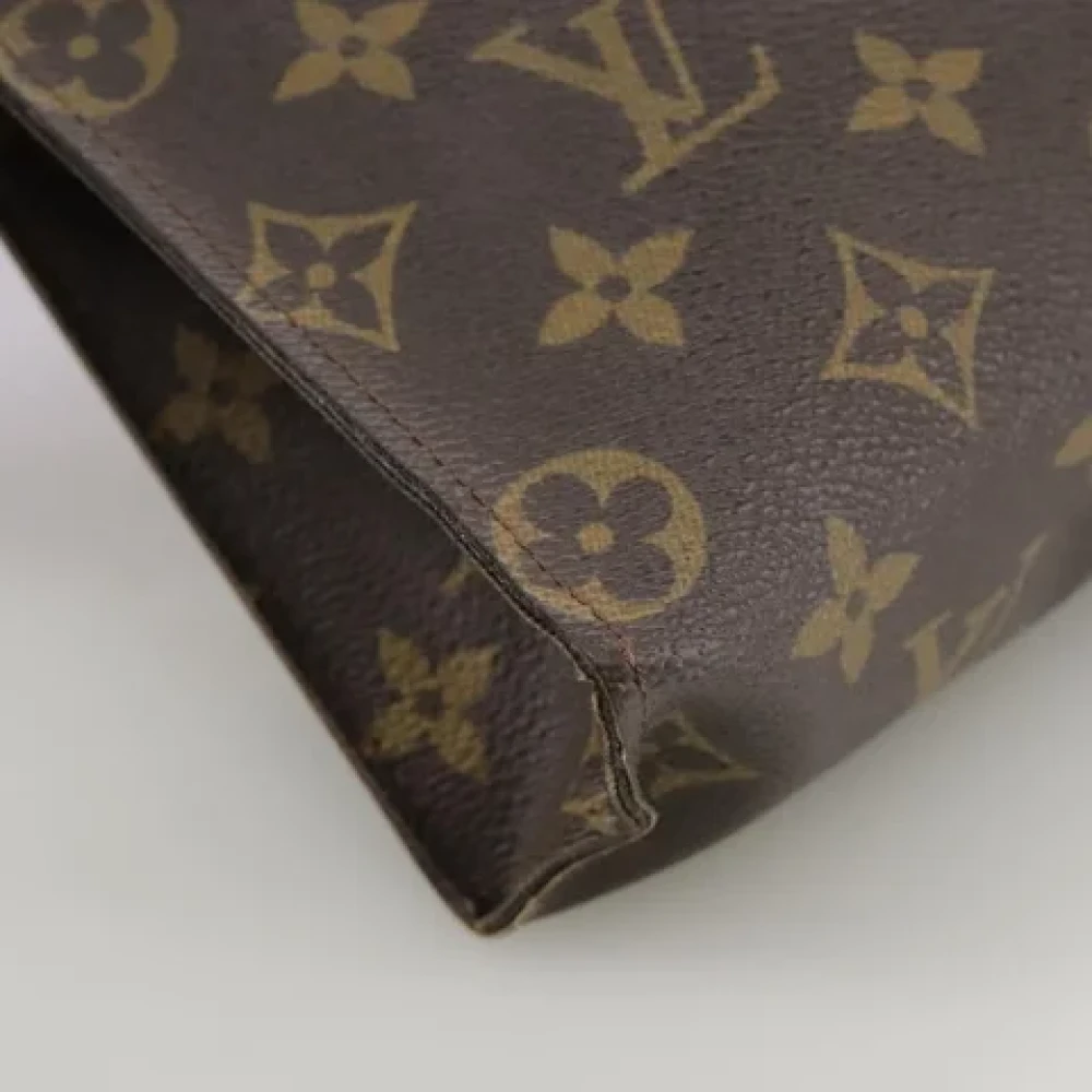 Louis Vuitton Vintage Pre-owned Canvas clutches Brown Dames