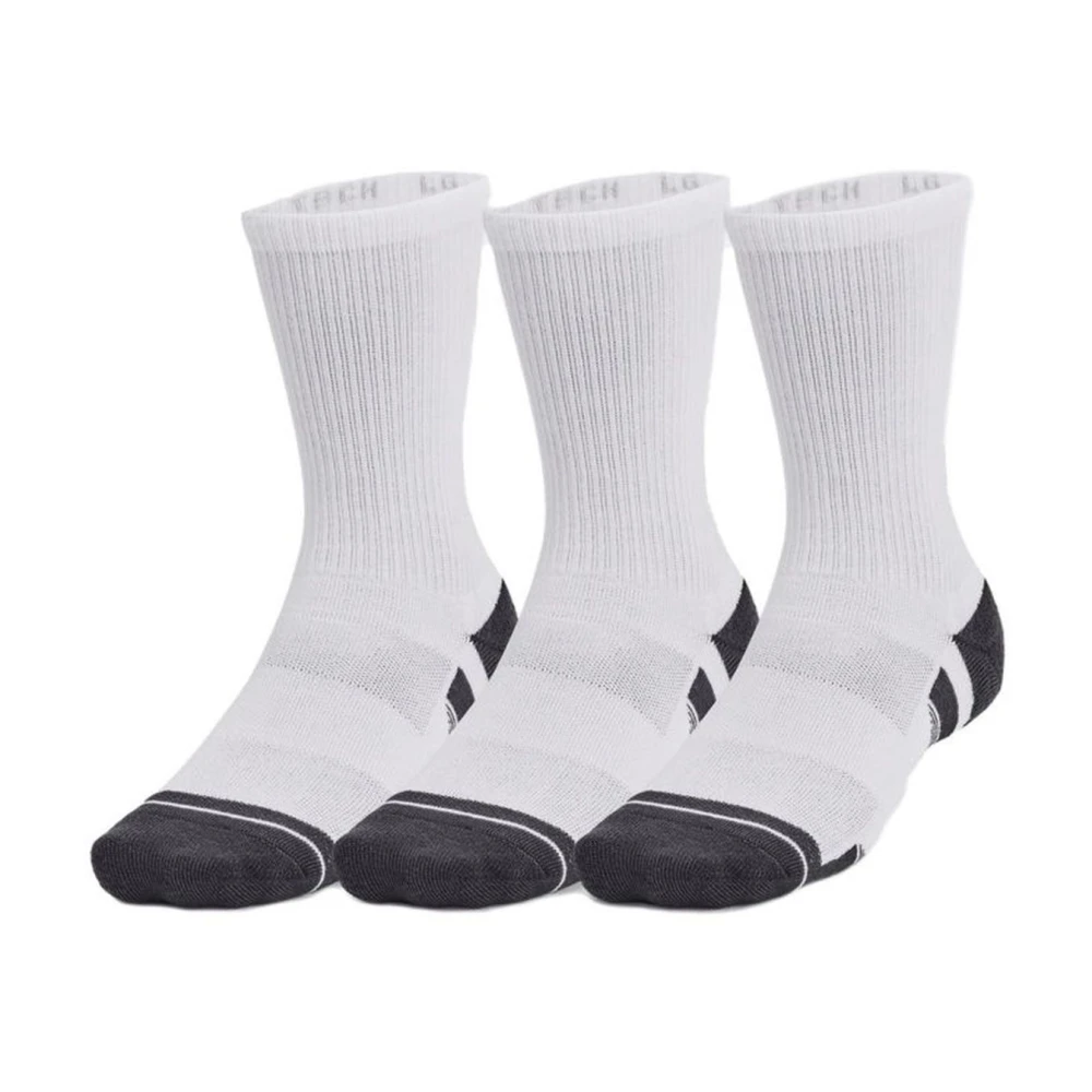 Under Armour, Unisex, Sportsocken, NOS UA Performance Tech 3pk Cr White L (42 - 47.50), Weiss - Image 9