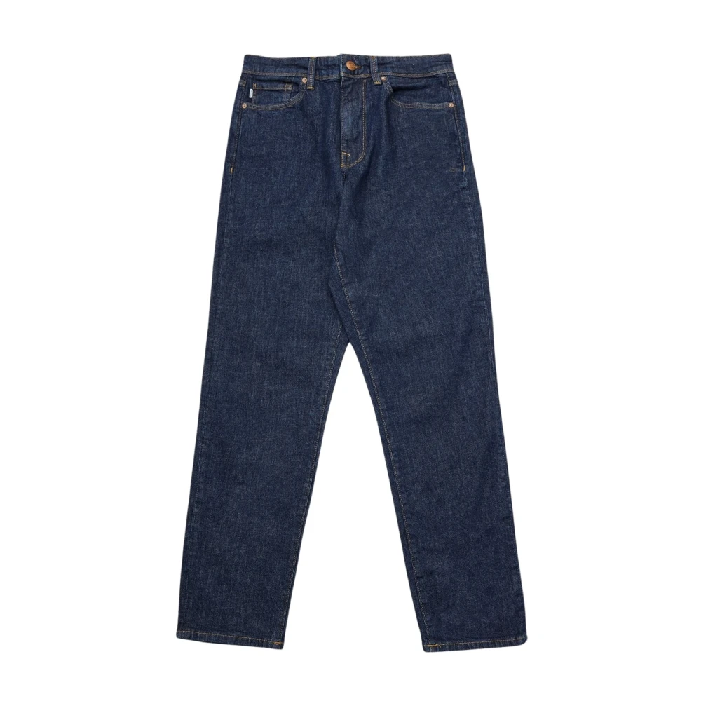 Selected Homme Tapered Denim Jeans in Blauw Blue Heren