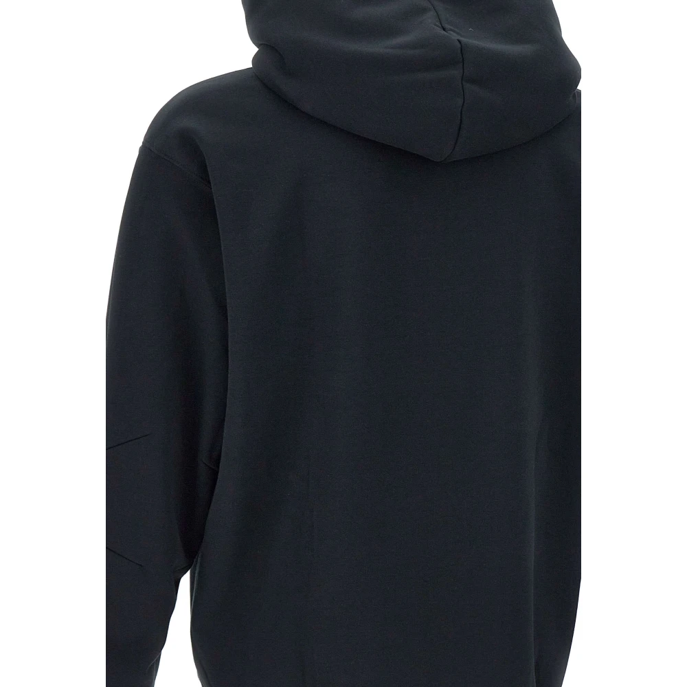 New Balance Zwarte Katoenen Hoodie Black Heren