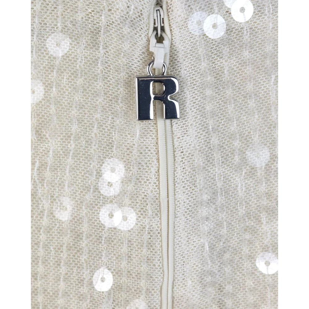 Rotate Birger Christensen Pailletten Minirok Wit White Dames